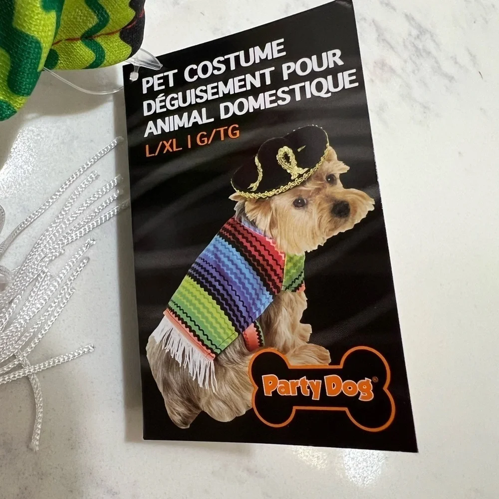 Multicolor Pet Costume